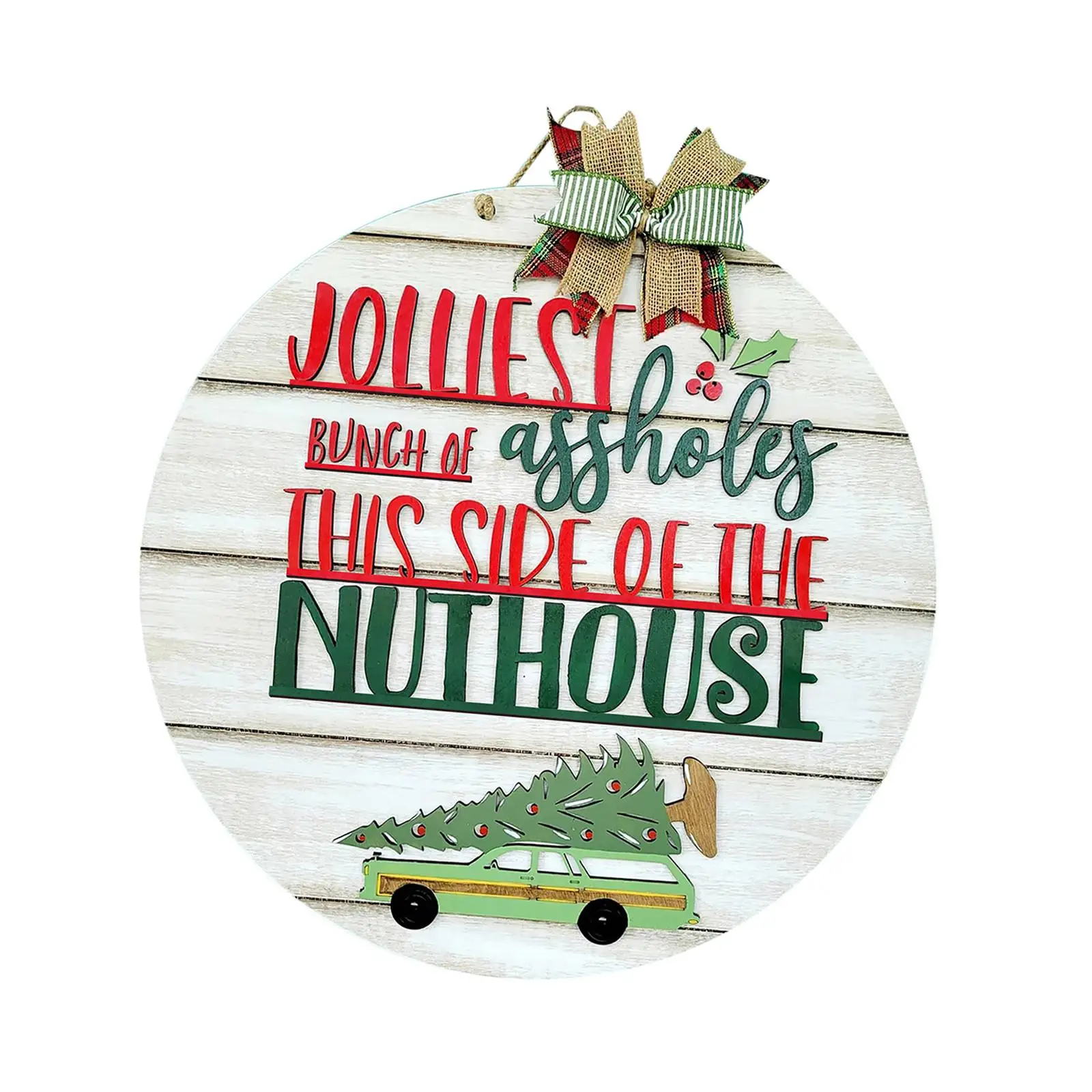 

Деревянные украшение для подвешивания на двери, сезонные украшения, самые веселые для праздника