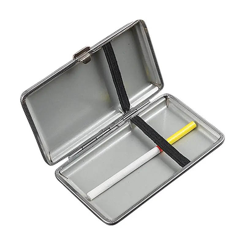 Портативные сигареты чехол, многоразовые 20-дюймовые сигареты, переносной ящик, многофункциональные тонкие металлические бриджи для сигарет, домашние аксессуары