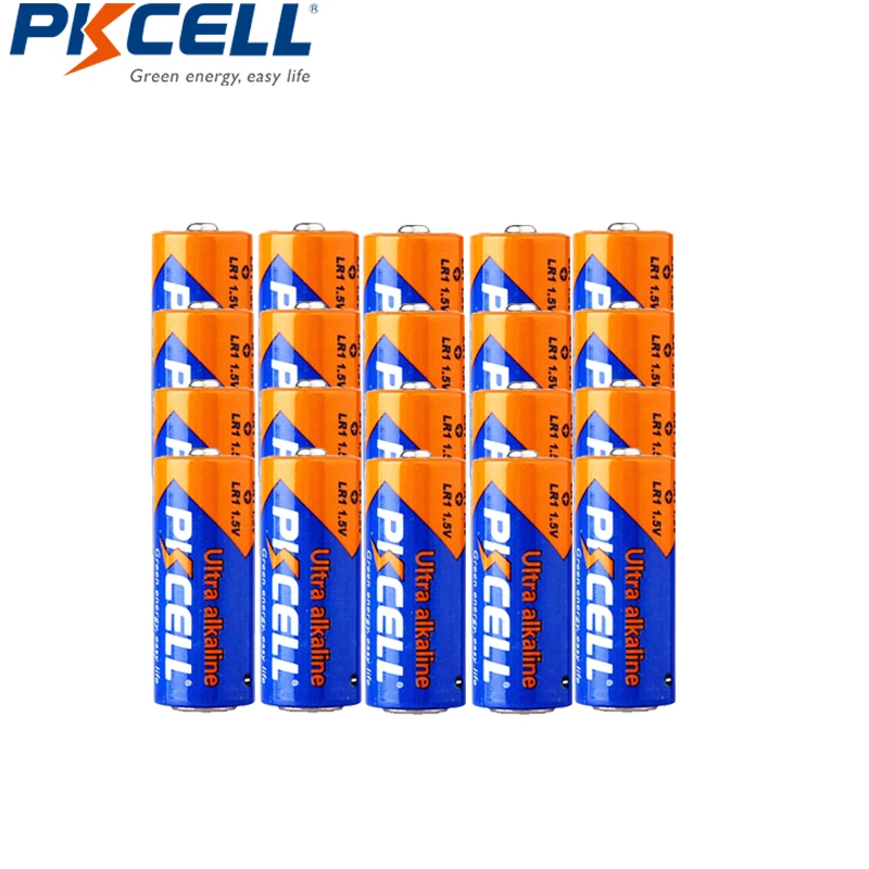 

20 X 910A LR1 SIZE N E90 MN9100 1.5V Alkaline BATTERIES For Speaker,Toothbrush,Bluetooth,Players Etc