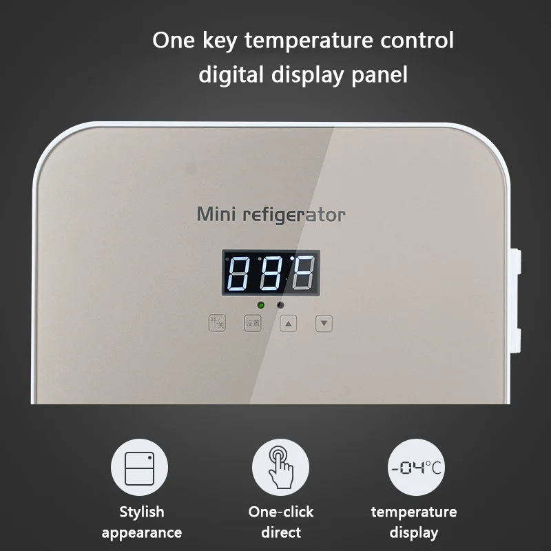 Маленький автомобильный холодильник 22 л высокая емкость морозильная камера