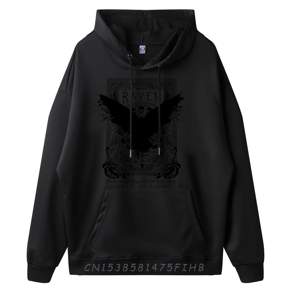 The Raven Edgar Allan Poe Fan Art S и Мужская одежда Ограниченное время Специальный мужской
