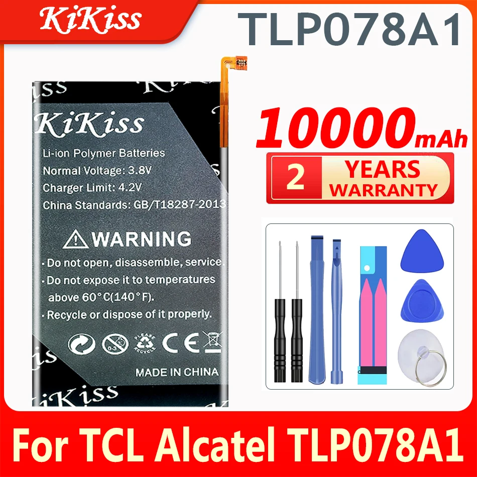 

10000mAh KiKiss Tablet High Capacity Battery TLP078A1 for TCL Alcatel TLP078A1