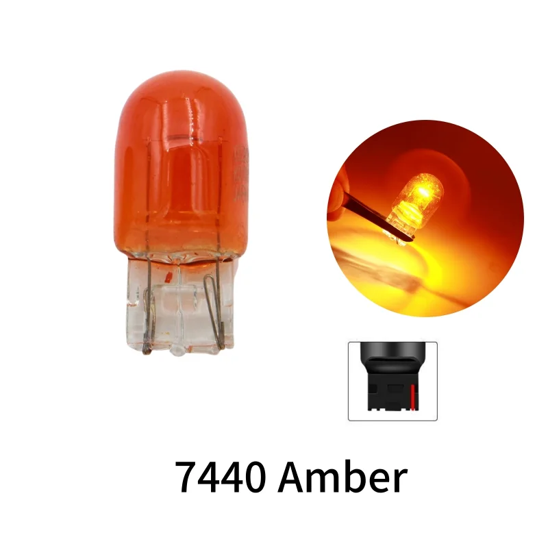 

Набор Из 10 Галогенных Сигнальных Ламп T20 7443 7440 W21/5W DRL Для Дневных Ходовых Огней, Указателей Поворота