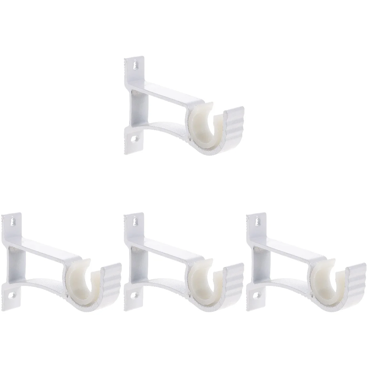 

16 Practical Aluminum Alloy Curtain Rod Holders Curtain Rod Mounting Brackets Curtain Brackets Curtain Rod Hook