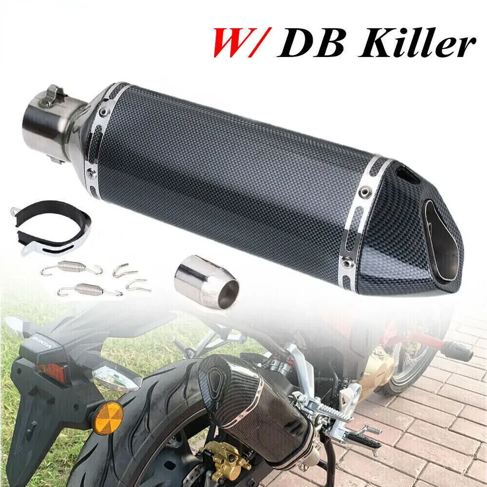 Универсальный глушитель выхлопной трубы для мотоцикла Yamaha r15 crf 230 tmax500 CB400 cb650f