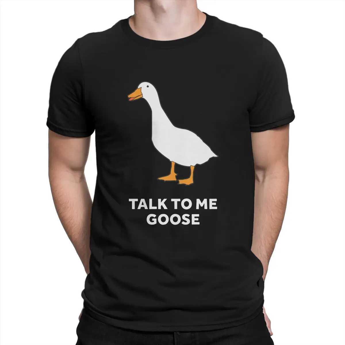

Top Gun Funny Memes Aviator Sunglasses Animal Rights Pet Veteranary T Shirt Men's Pure Cotton Fun T-Shirts Talk to Me Goose Tees