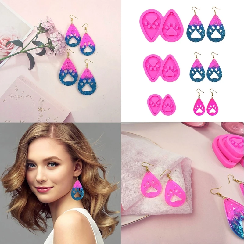 

1/3 шт., силиконовые эпоксидные формы для сережек