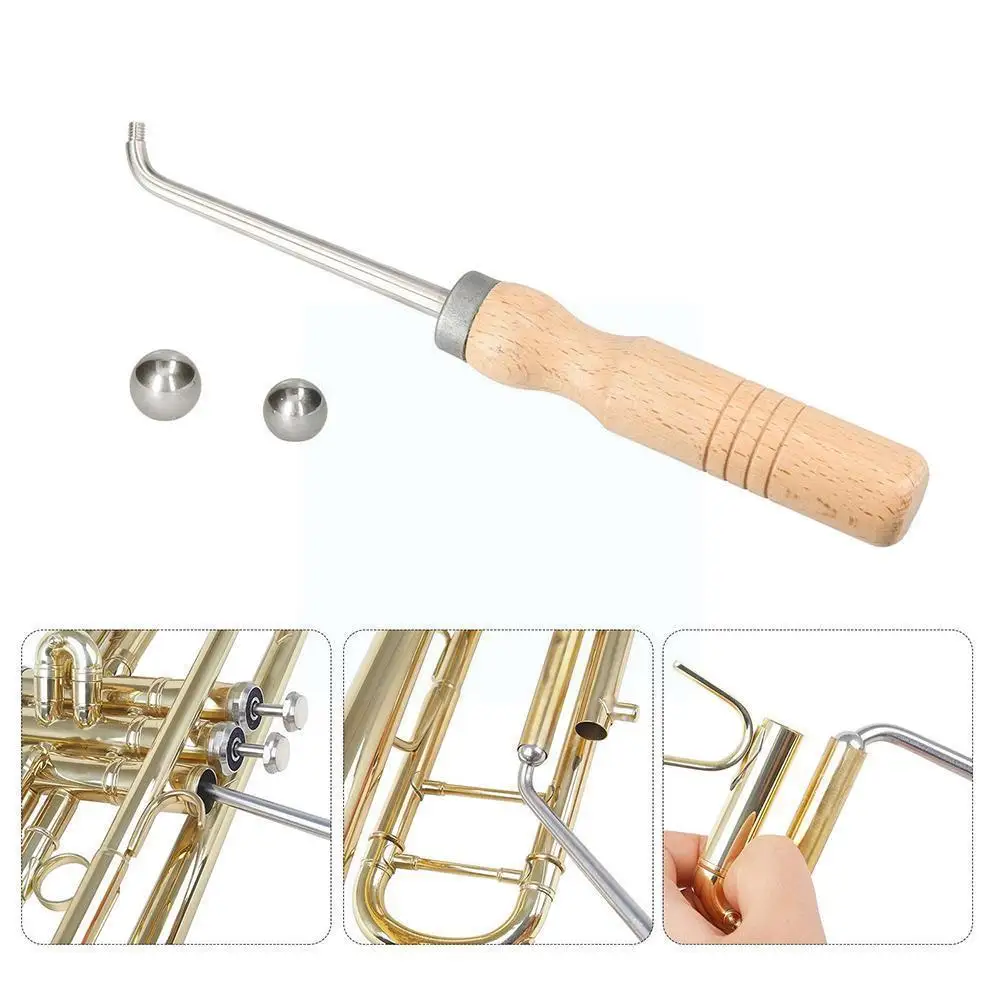 

1 Pcs Trumpet Elbow Repair Tool French Horn Maintenance Handle Care Wood Comfortable Tools Wrench With Trumpet L3I0