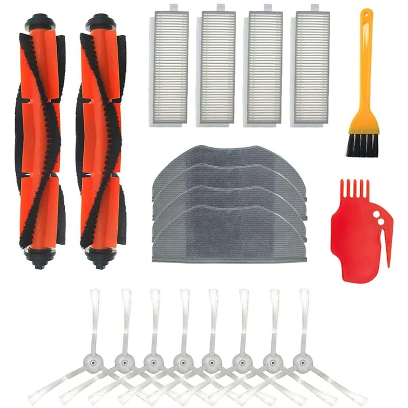 

Replacement Main Roller Brushes Side Brushes Filters Mop Pads Kit For Xiaomi Mijia G1 Robot Vacuum Cleaner Accessories