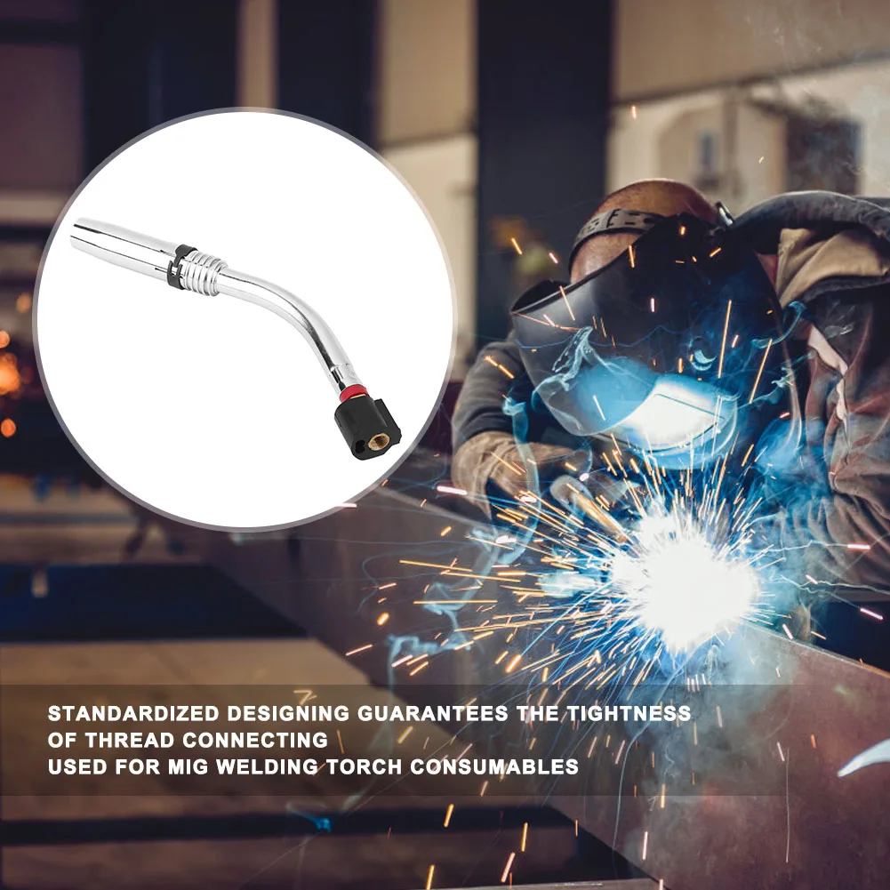 Для сварочной горелки Binzel 36 KD Swan Neck Brass MIG Gun с лебединой шеей используются