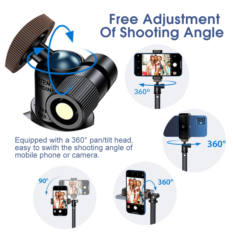 Универсальный штатив для телефона алюминиевая селфи-Палка с дистанционным