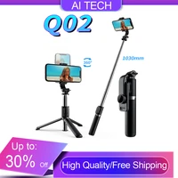 bluetooth selfie stick monopod bluetooth remote control portable live tripod desk stand for android ios xiaomi huawei phone