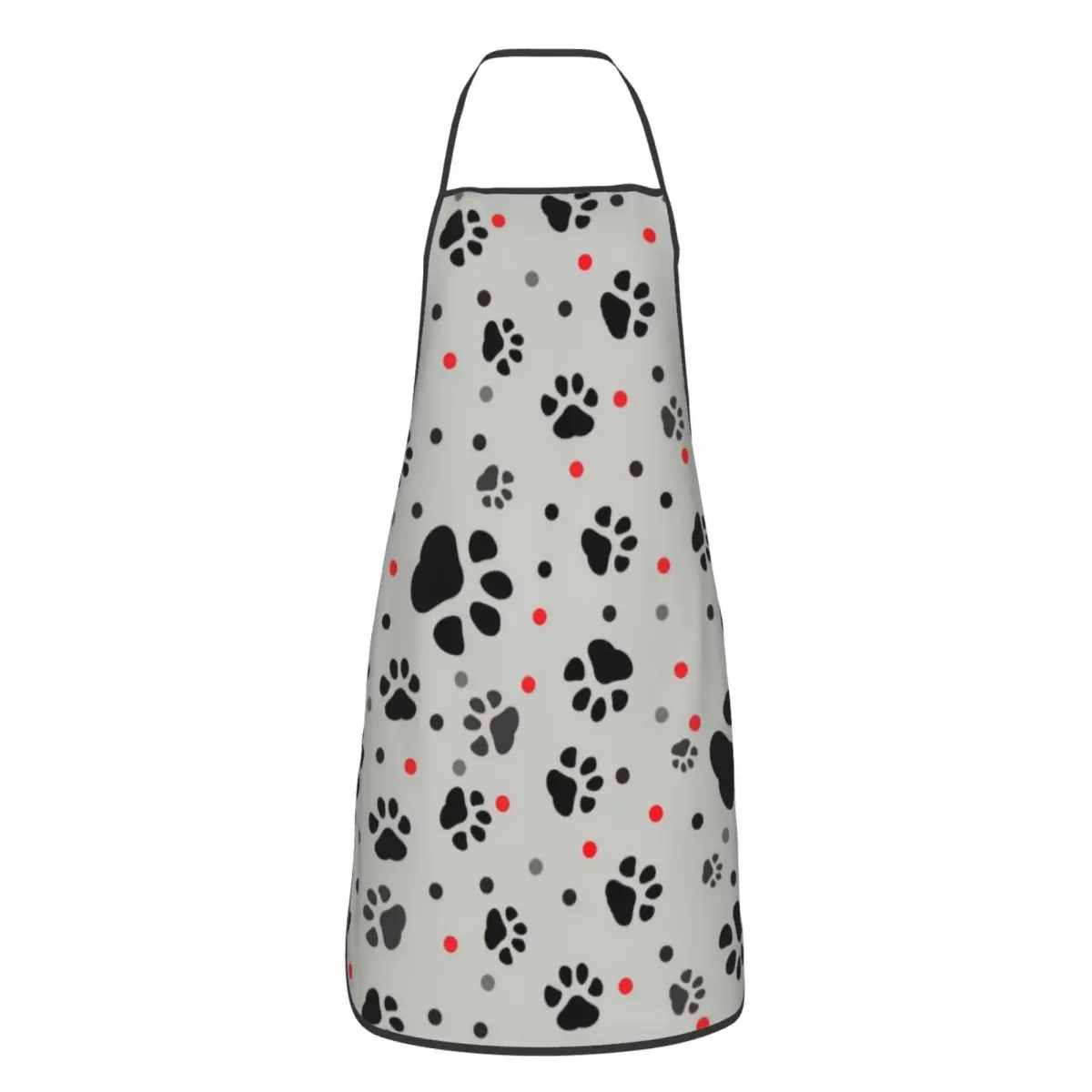 

Фартук с узором в виде лап животных, кухонный фартук для готовки, нагрудник для выпечки для мужчин, женщин, мужчин, кошек и собак, лапы Сиба-ин...