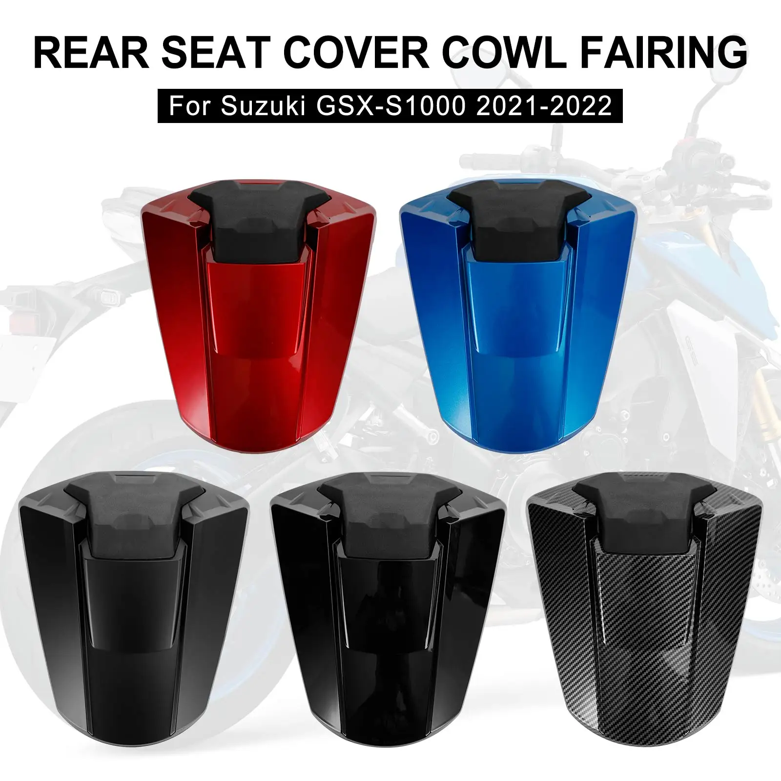 

Areyourshop Rear Seat Cover Cowl Fairing For Suzuki GSXS 1000 GSX-S1000 2021 2022