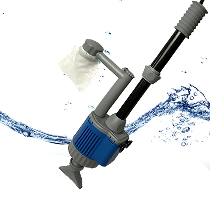 Bomba cambiadora de agua para pecera, herramientas de limpieza automática para acuario, limpiador de grava, filtro de arena, sifon110v 220v