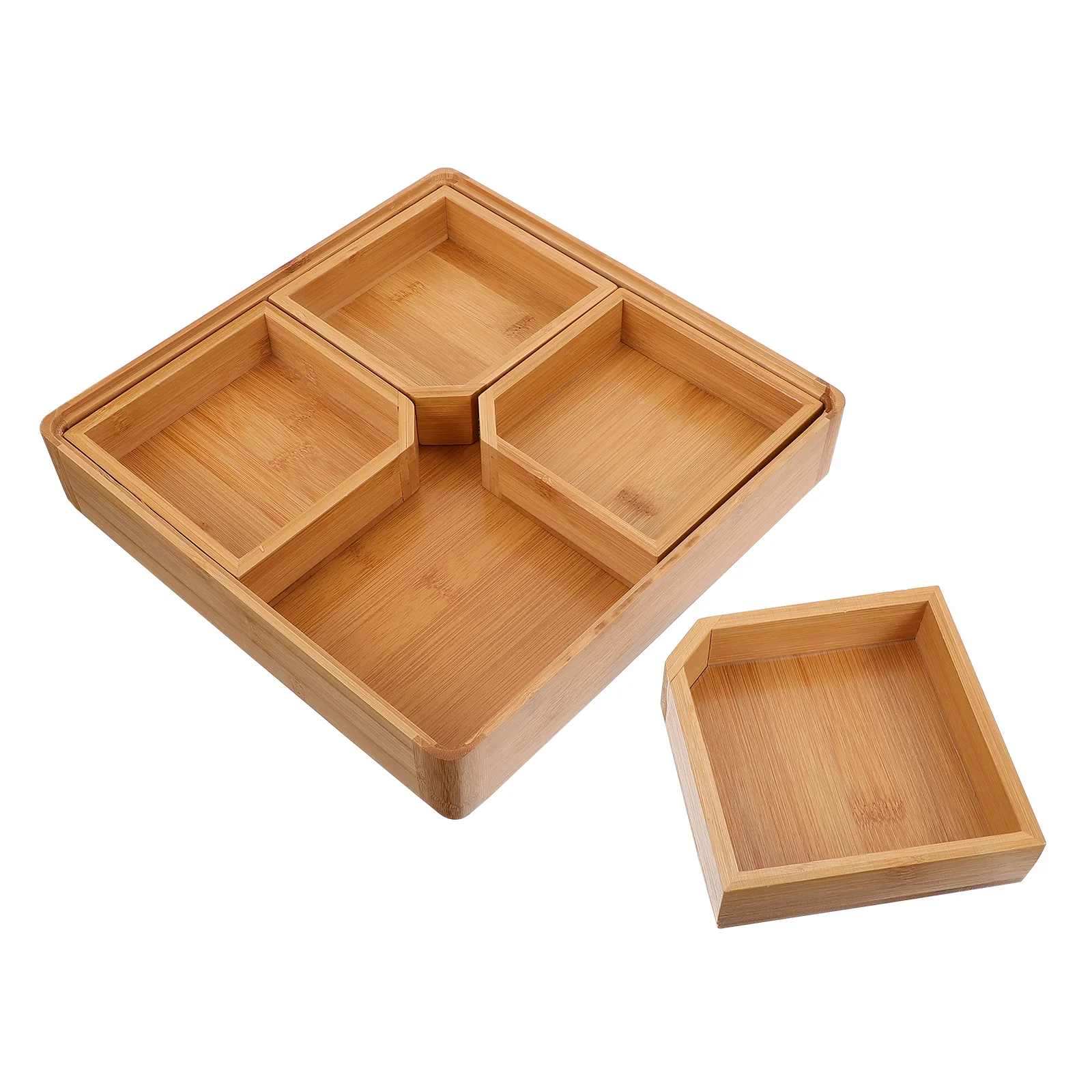 

1 шт., многофункциональная тарелка с 4 отделениями