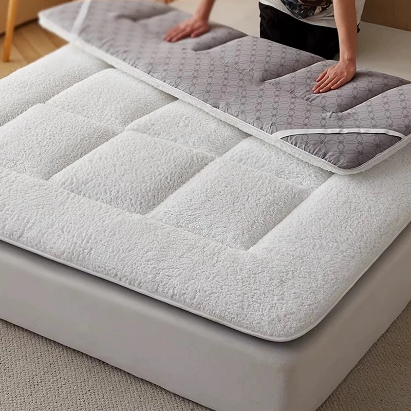 Зимний овечьей кашемировый Стандартный напольный матрас домашний толстый