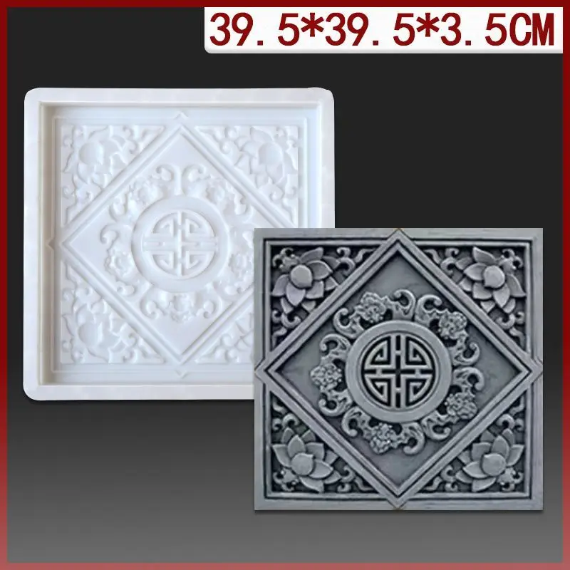 Цементная антикварная напольная плитка четверугольный двор форма для двора