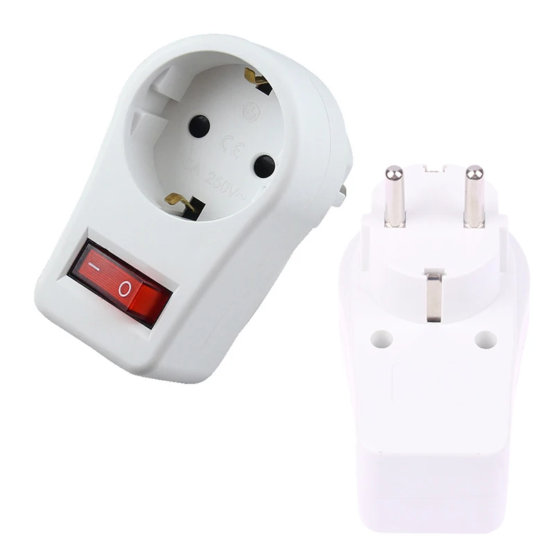 

1Pc EU Extend Socket 16A 250V Expansion Socket Power Extension Plug Converter