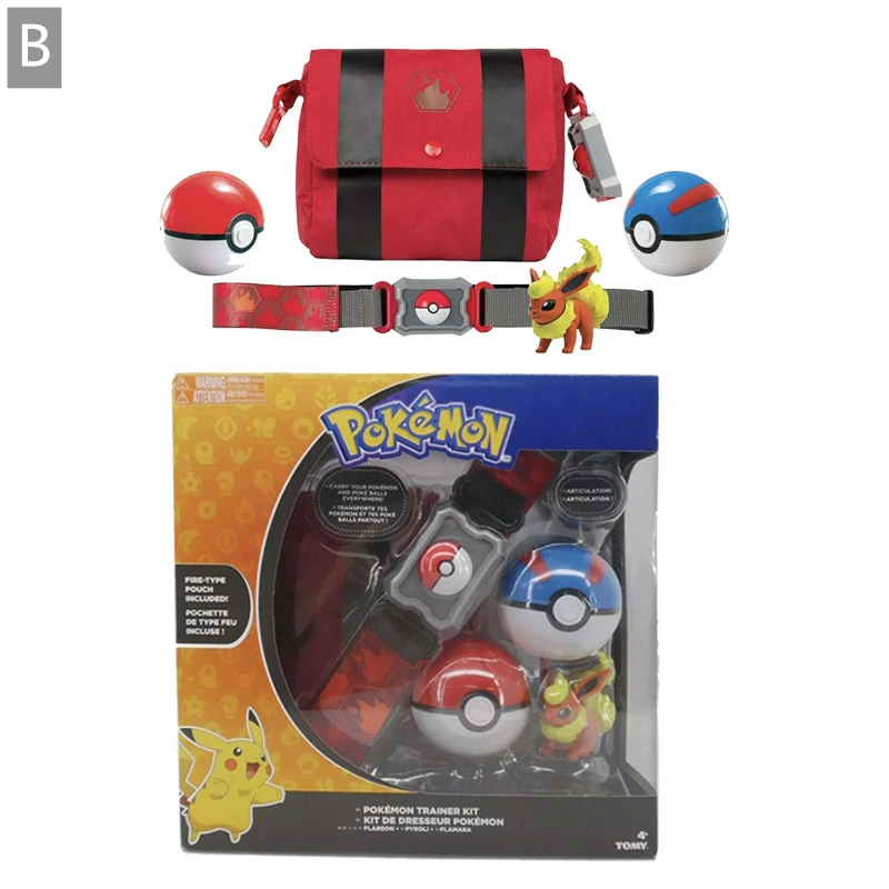 

2 TOMY Покемон протыкать мяч пояс Пикачу протыкать мяч Покемон вариант модели игрушки набор экшн-фигурки Модель Детская игрушка подарок