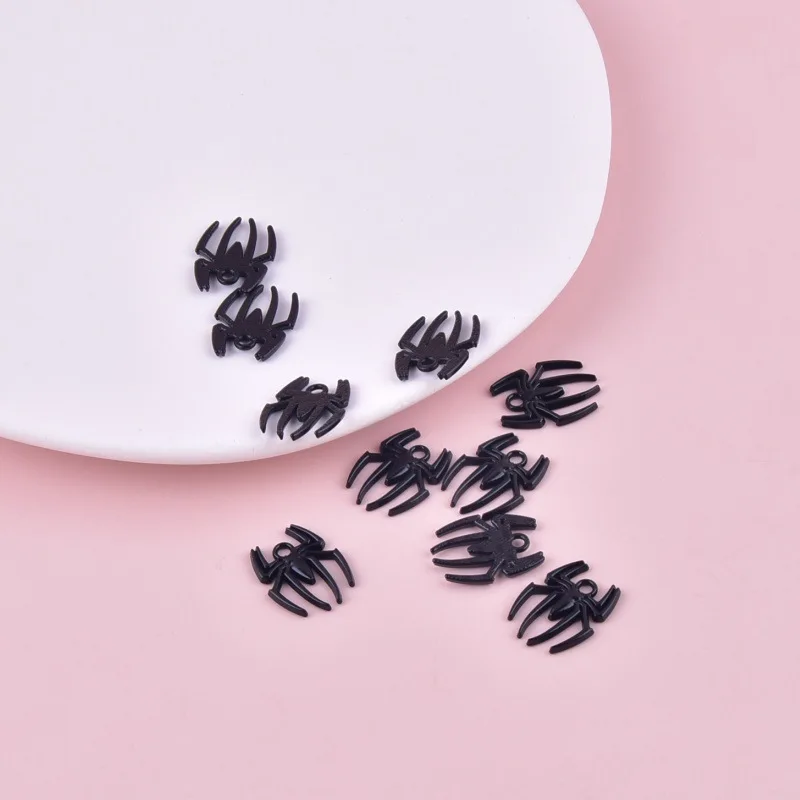 10 шт. металлические подвески в виде паука