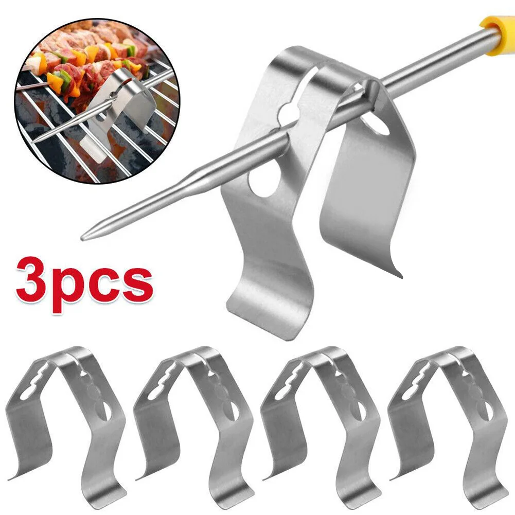 

BBQ Tool Weber Meat BBQ Probe Clip Holder APP 3 Clips Of Weber BBQ Clip Holder For Maverick For Maverick IGrill APP IGrill Meat