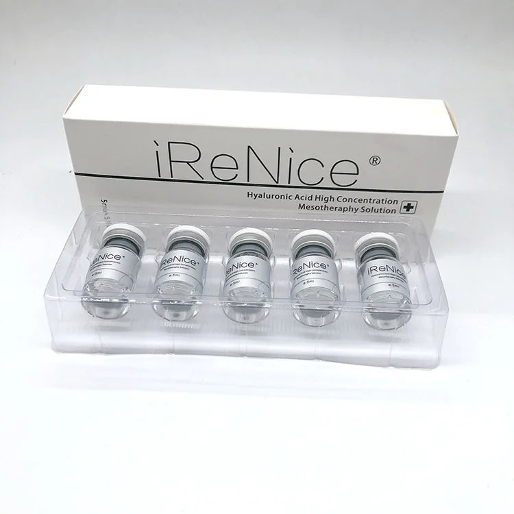 5ml Mesotherapy Ampoule Serum 100% Cross-linked Hyaluronic Acid for Remove Wrinkles Mesoterapia Acido Hialuronico Anti-aging