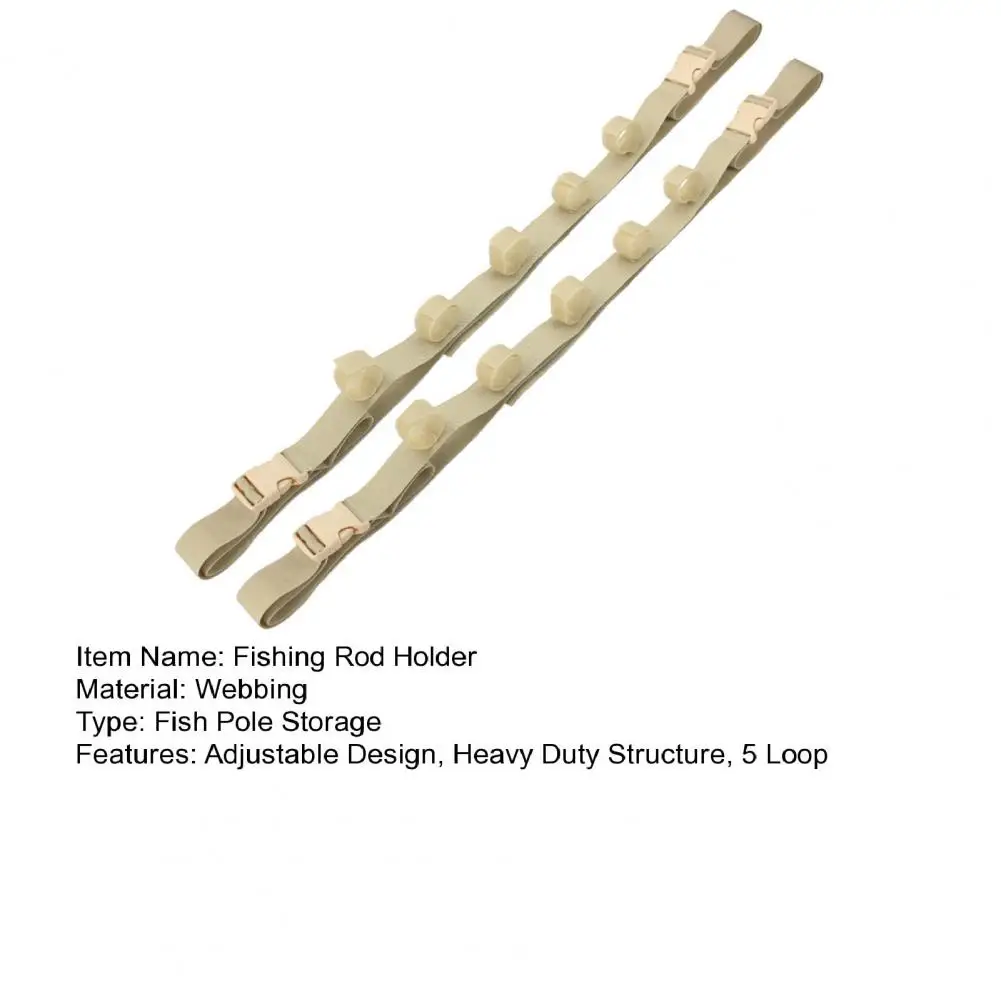 2 шт. 110-115 см автомобильный держатель для удочки 5 петель внедорожник грузовик