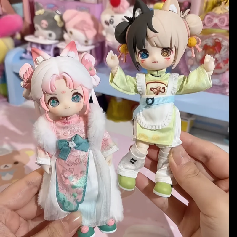 В наличии Nagi 4 Exchange The Untrammeled Traveler Series Blind Box Ob11 1/12 Bjd милые экшн-фигурки аниме куклы