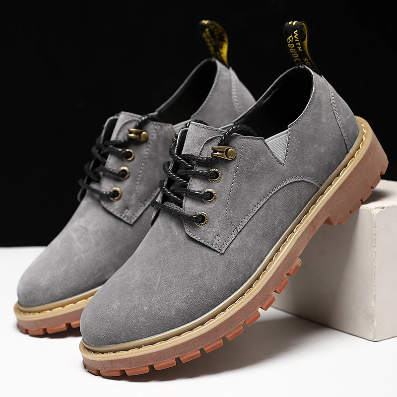 

Fashion Men's Leather Casual Shoes Classic Luxury Business Formal Oxfords Shoes Men High Quality Suede Dress Patry Shoes 38-47