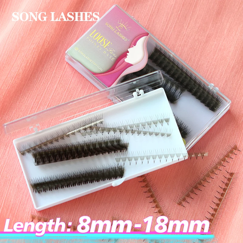 

SONG LASHES Sharp Narrow Stem Promade Fans Lash Pointy Base 8D 10D 12D Promade Fans 1000 Fans 500 Fans Lash Eyelash Extensions