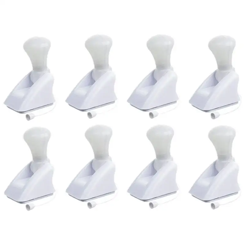 

Wall Mount Light 8-pcs Portable LED Bulb Night Light White Stick Up Night Lights For Closets Garages Bedrooms Hallways And