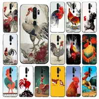 maiyaca cock rooster chicken phone case for vivo y91c y11 17 19 17 67 81 oppo a9 2020 realme c3