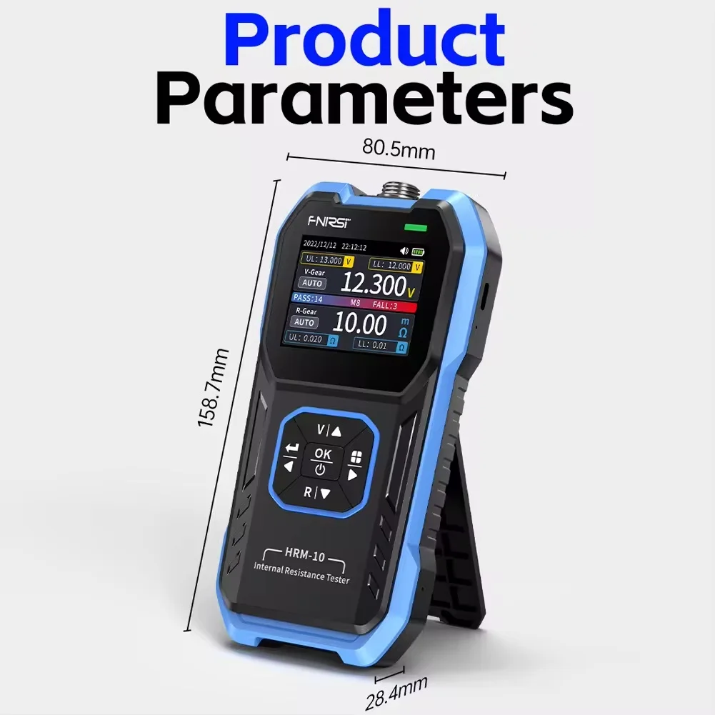 Автомобильный тестер внутреннего сопротивления и напряжения аккумуляторной