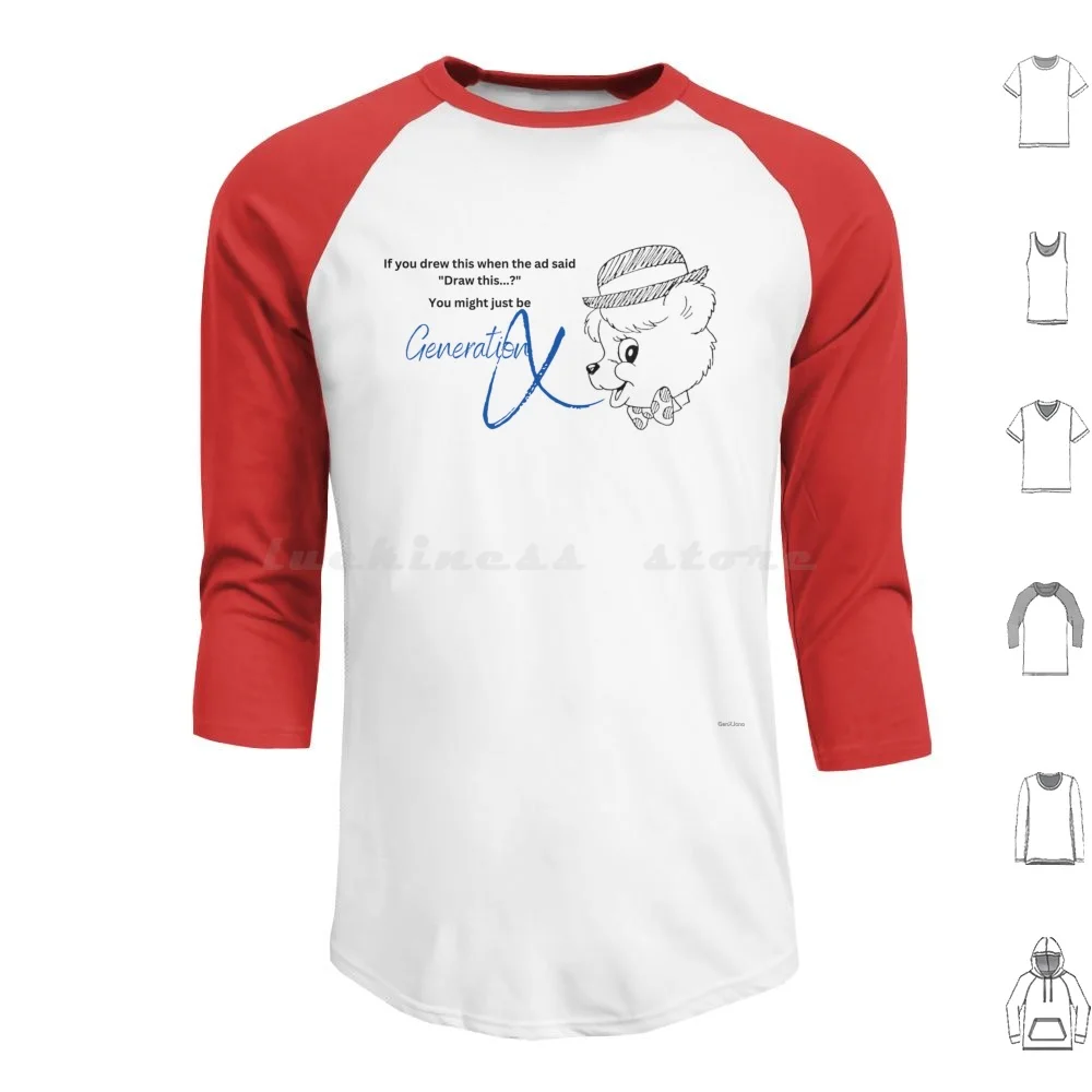 Можете ли вы это сделать? Толстовки с длинным рукавом Cubby Bear Generation X Gen Genx Genxjono 70S 80S