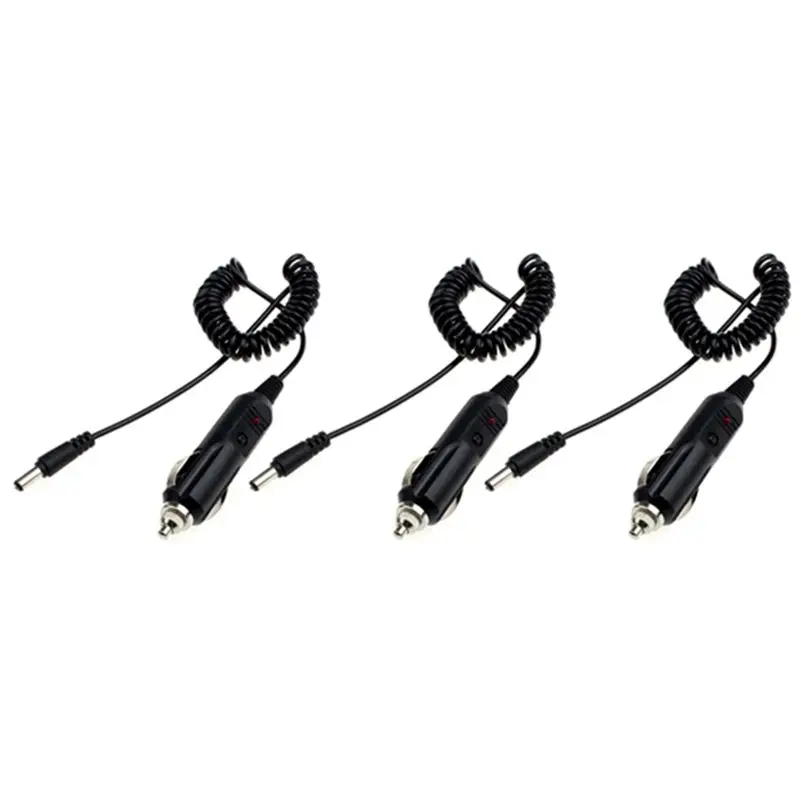 Фото 3X 12-вольтовый автомобильный адаптер для Baofeng UV-5R 5RA / B / C / D / E PLUS-T61C №2