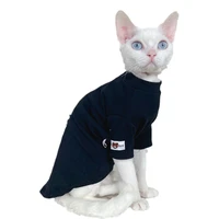 devon rex hairless cat clothes cotton vest kitty outfits spring summer bottoming shirt sphynx cat clothing kitten clothes