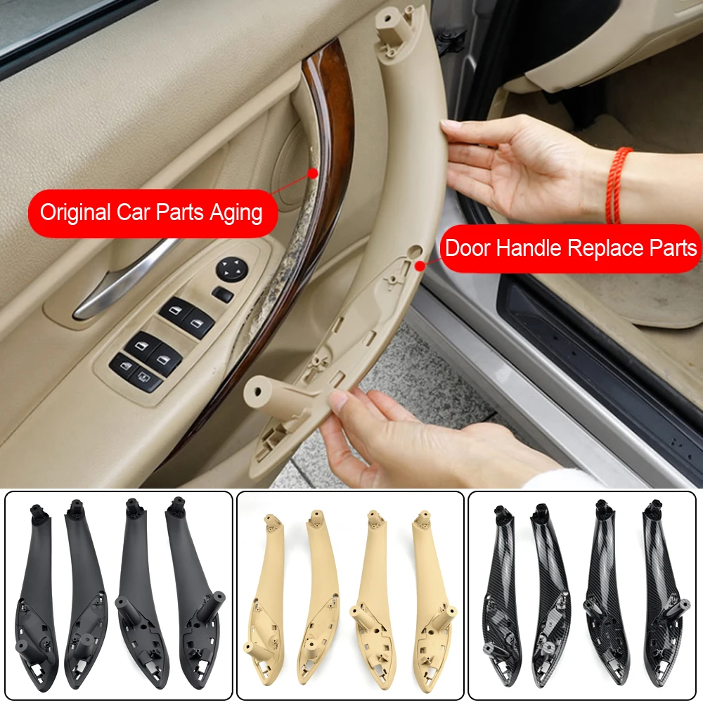 

For BMW 3 Series F30 316d 318d 320d F31 320i 325d 328dx 11-19 51417279312 ABS Car Inner Door Panel Handle Sedan Pull Trim Cover