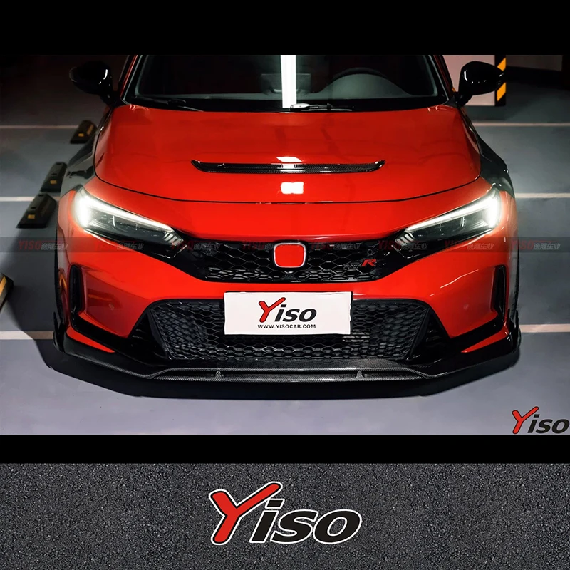 Фото Подходит для TypeR FL5: Модифицированный аэродинамический обвес, передний спойлер, аэродинамический комплект, передняя губа из сухого карбона APR. №3