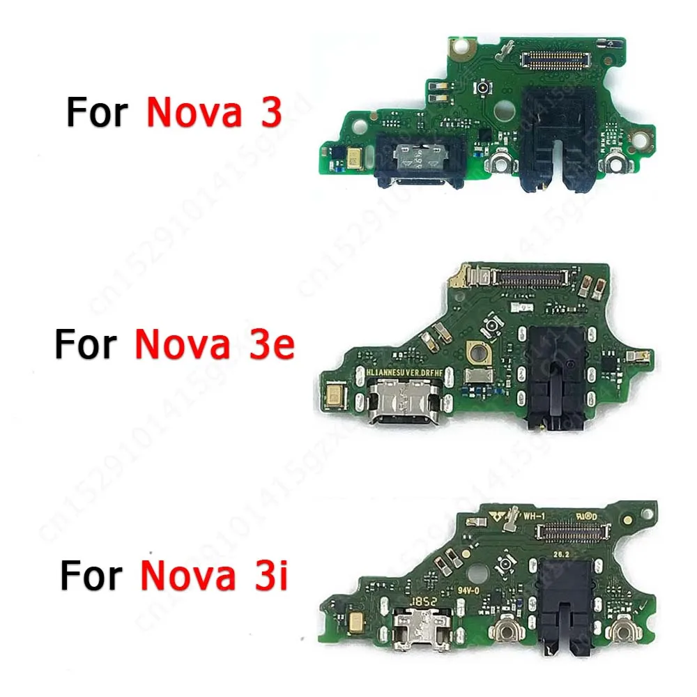 

Оригинальная зарядная плата для Huawei Nova 3e 3 3i, порт для зарядки, разъем Usb, печатная плата, док-станция, гибкий кабель, запасные части для замены