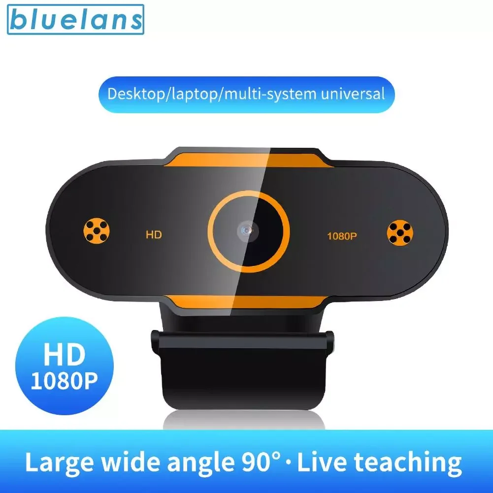 

1080P Auto Focus Webcam Full HD Web Camera with Mic for Live Broadcast Video Online Learning Conference Work Online Activity