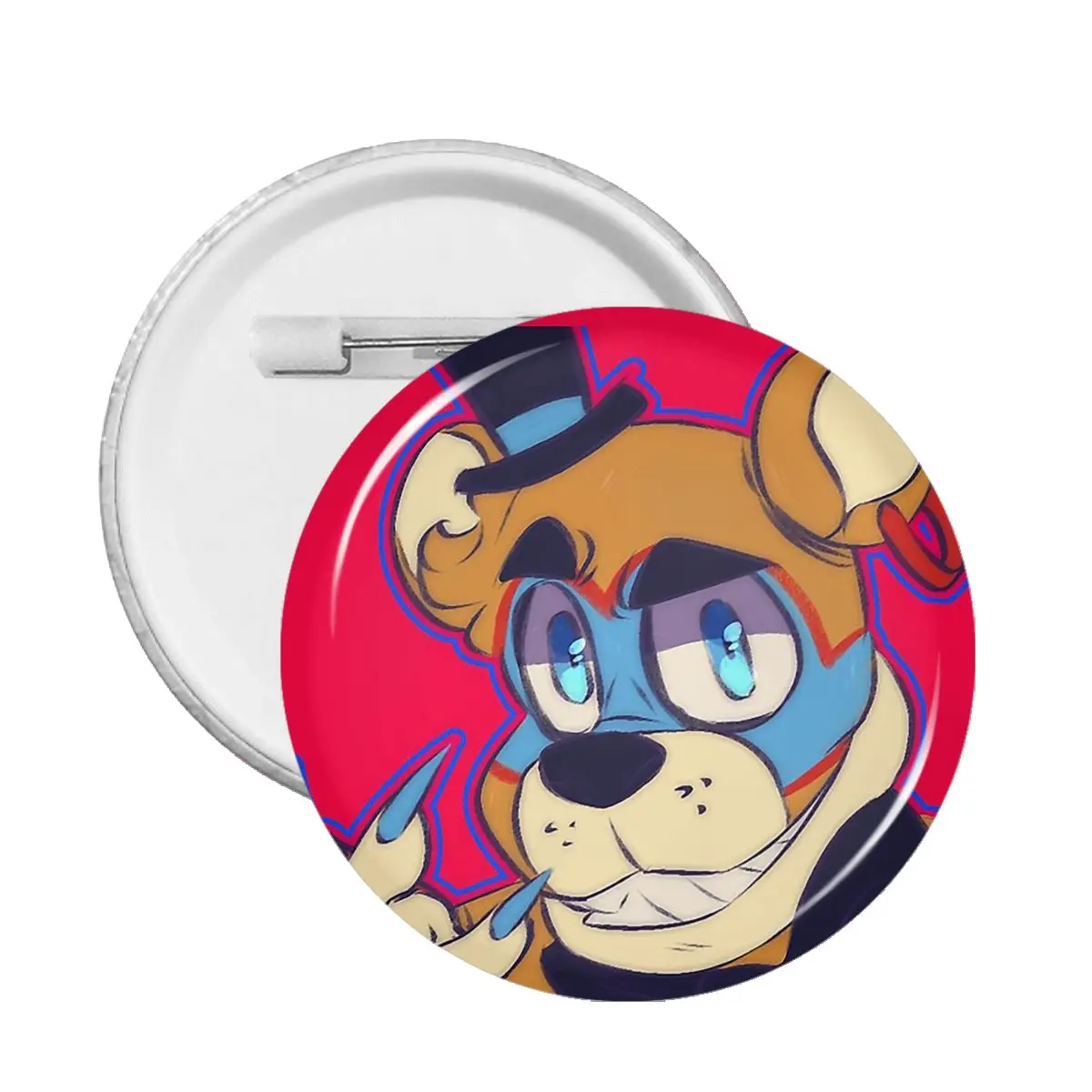 PVC Гламрок Фредди Fnaf Security Breach Значок Забавные Коллекции для Одежды Броши Пины на.