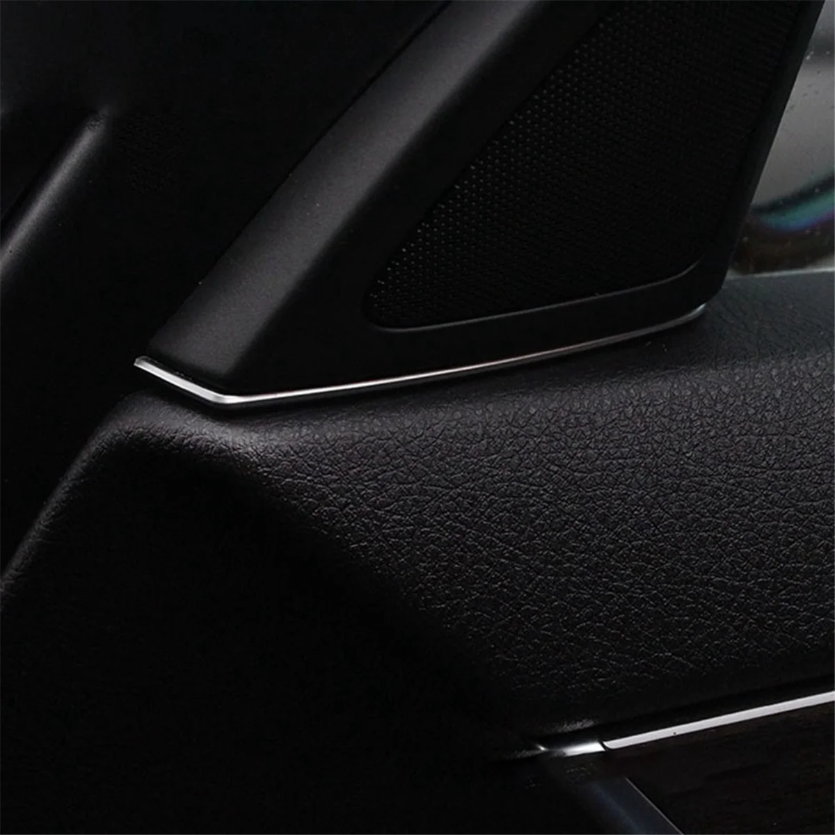 2 шт. хромированные наклейки на дверные колонки BMW 5 серии F10 F11 2011-2013