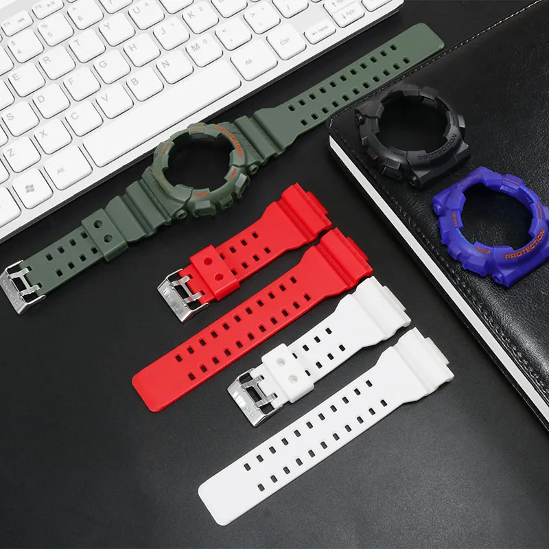 Для G-SHOCK GA100 GA110 GA120 GD100 GD120 чехол с ремешком для часов Casio gshock мужские матовые