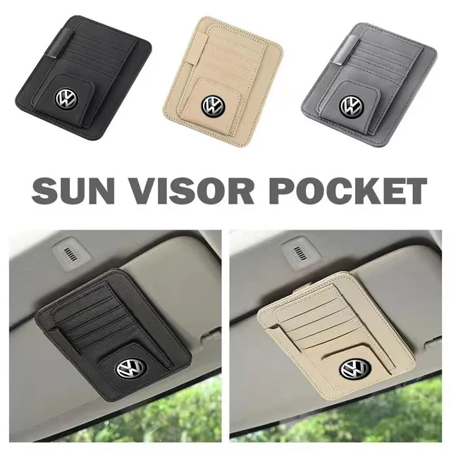 Автомобильный солнцезащитный козырек-органайзер с несколькими карманами