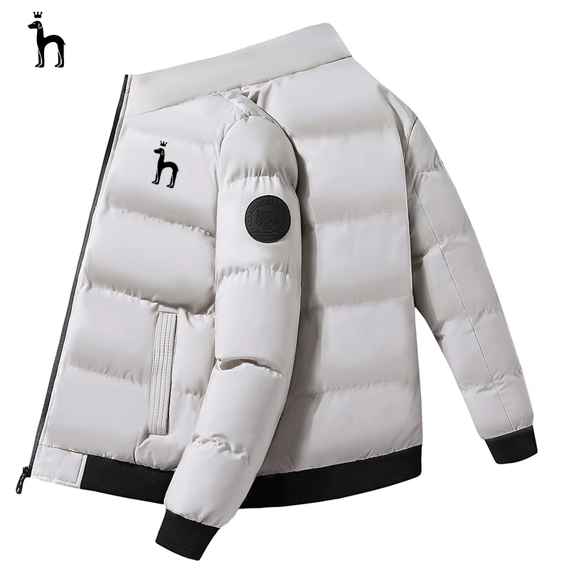 HAZZYS – Winter 2022, men's windbreaker, zippered, casual, fashionable, outdoor jacket jacket, cotton jacket, down jacket