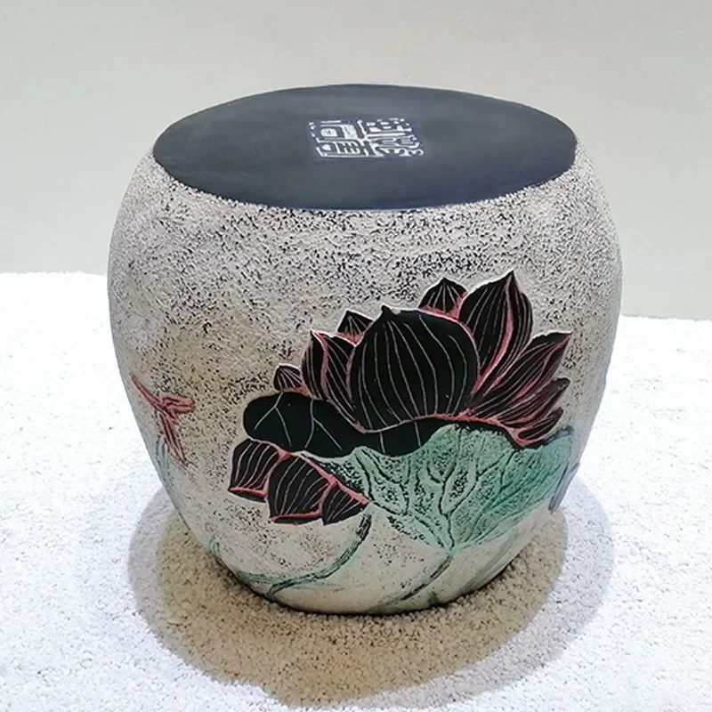 Классический креативный китайский маленький журнальный столик табурет для