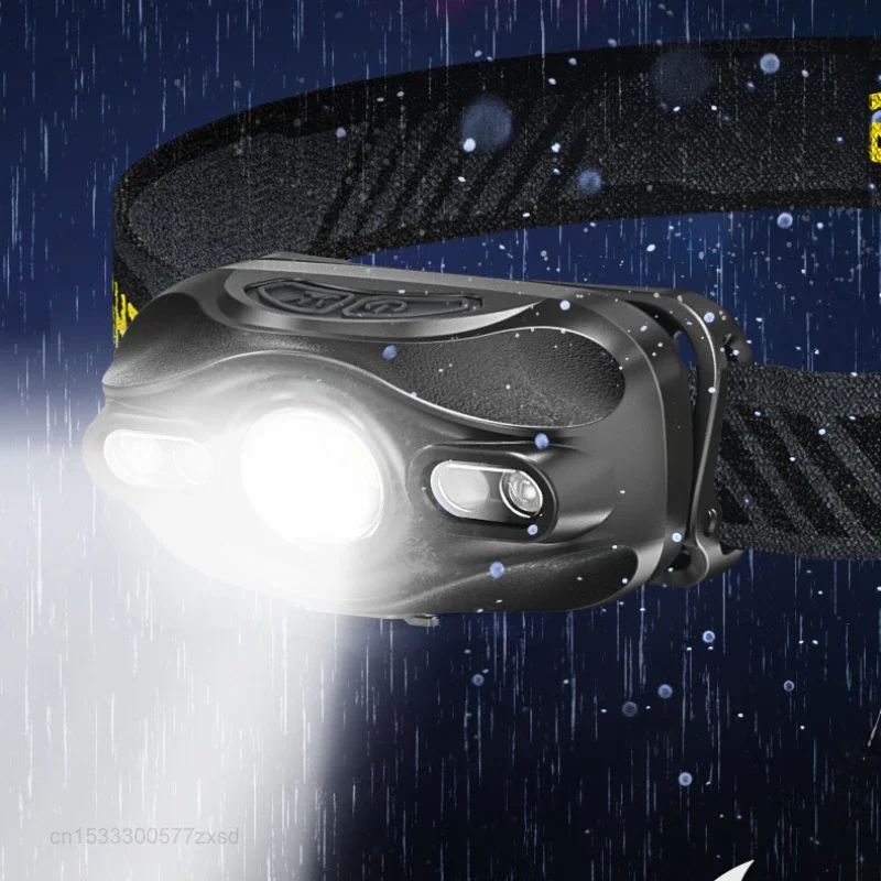 Налобный фонарь Xiaomi с датчиком движения умный водонепроницаемый Головной