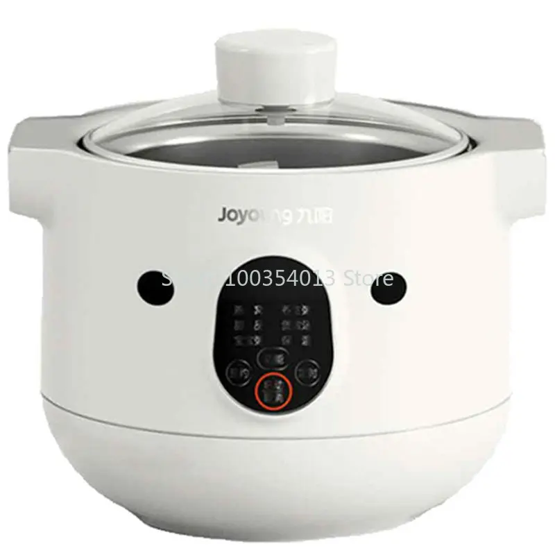 

220V 1L Household Electric Ceramic Stewing Machine Portable Slow Stewer Automatic Soup Porridge Stewer Dessert Multi Cooker