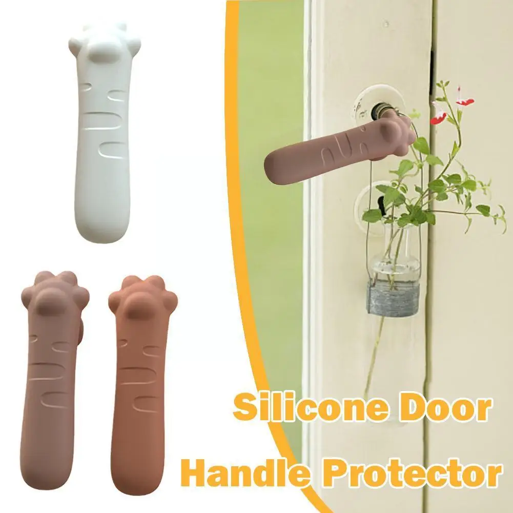 

Door Handle Cover Cute Claw Silicone Knob Protector Safety Doorknob Anti-collision Kids Cover Anti-static Protect S3p8